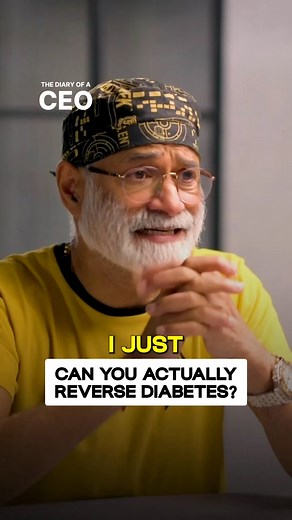 Wait, we can reverse diabetes? #podcast #diabetes #health | Steven Bartlett