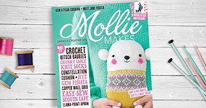 Try something new in 2018! Get Mollie Makes magazine for just £1 an issue and start making gorgeous projects including sewing, knitting, crochet and quilting. | Mollie