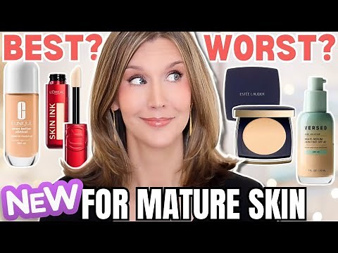 4 Best & Worst NEW Foundations for Mature Skin | Foundation Roundup 2025