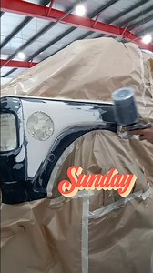 #jeepwrangler quarter panel repair and painting | Garry Reducto
