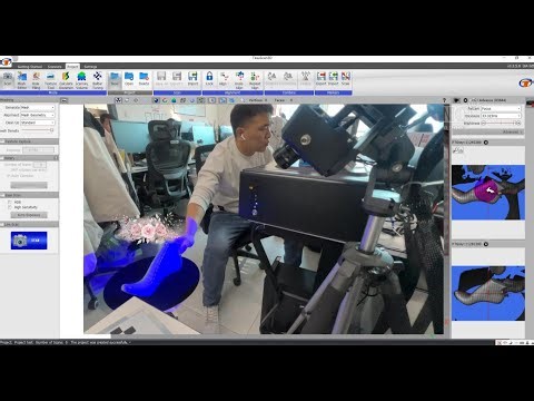 3D model scanner calibration and usage. How to calibrate a 3D scanner.