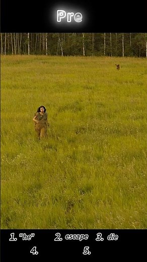 Chasing scene on the grassland | Prey (2022)