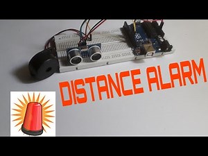 HOW TO MAKE ARDUINO DISTANCE ALARM USING ULTRASONIC SENSOR!