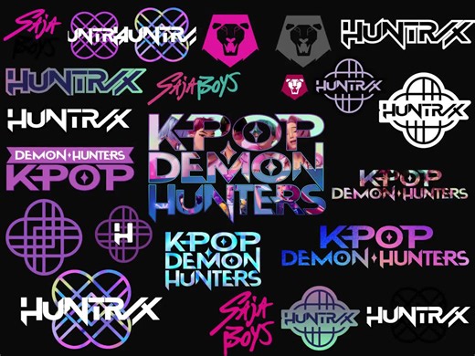 50  KPOP Demon Hunters & Saja Boy Logo Bundle: PNG File Transparent Background | High-quality Printable File - Etsy