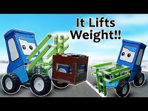 Weight lifting Robot -Guido from Disney Movie Cars | HOMEMADE ROBOT| Easy Science Project for School