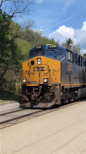 CSX 3399 #shorts #train #railway #railroad #norfolksouthern #csx #railfan