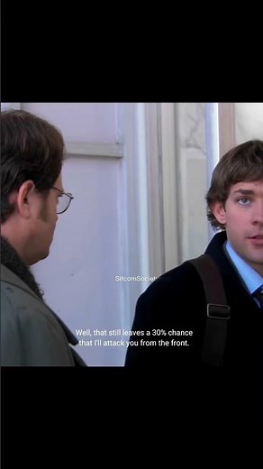 Jim and Dwight | The Office US #youtubeshorts #theoffice #michaelscott #funnyvideo #slap #prank #fyp