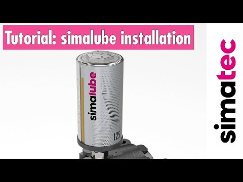 How to install a automatic lubricator simalube?