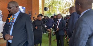#RIPBabo| Watch Babongile's body arriving at Bulawayo Ampitheatre for a memorial service. #RIPNdebeleRockstar | Star FM