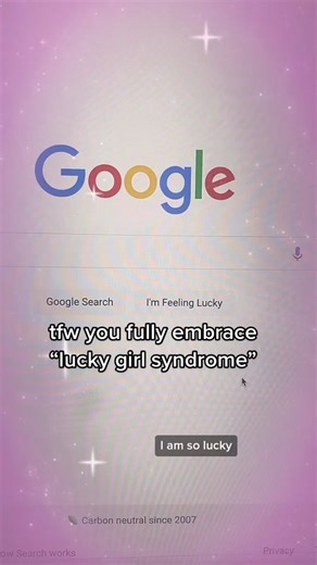 Embracing Lucky Girl Syndrome: A Journey Through Google Search