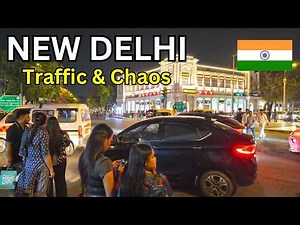 New Delhi 🇮🇳 India’s Capital | Traffic, Chaos & Busy Street Life | 4K Walking Tour 2026