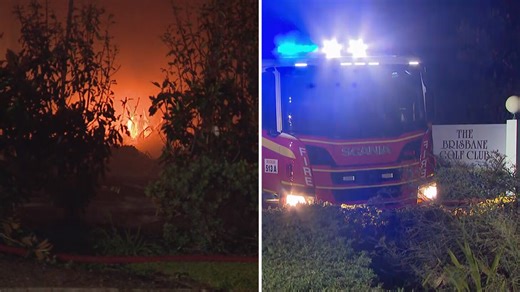 Fire damages Brisbane Golf club