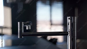 Installing a shower faucet in the bathroom.. Plumber Fixing a water leaking tap Faucet by Adjustable wrench , DIY job house keep work fix leak repair.