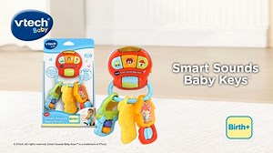 VTech Smart Sounds Baby Keys 80-505103 Shake, rattle and go with the...