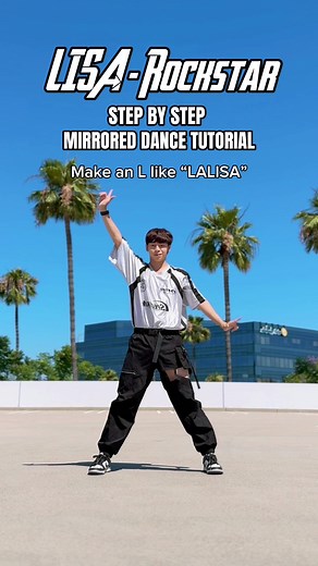 LISA Rockstar Dance Tutorial | Step-by-Step Mirrored Guide