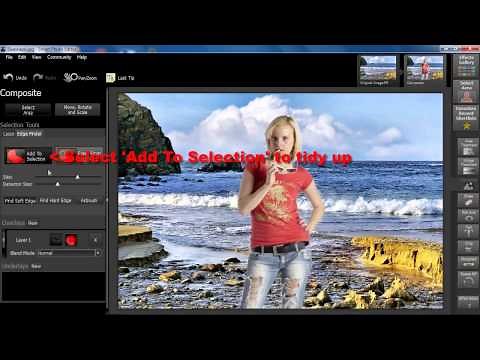 Smart Photo Editor Tutorial - Composite Feature (Superimposing)