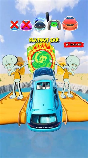 Big & Small Cars Vs Fiery Ring of Doom 🔥🔥🔥 #grannydrive