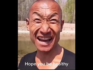 Chinese man explaining meme with lyrics