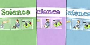 A4 Science Divider Covers