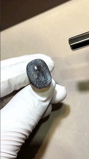 HAPPY PLANET CAT EYE NAILS 🌍✨ Whimsical Galaxy Nail Art Tutorial!