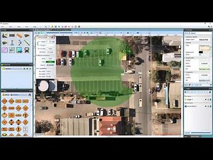 Drawing a vehicle path