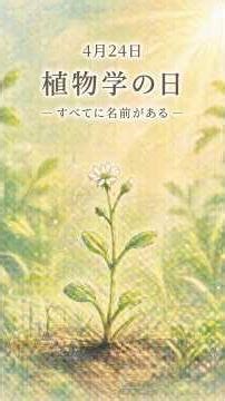 植物学の日｜雑草という名前の草はない？心に残る言葉の意味｜4月24日【植物・心シリーズ】 #shorts #植物学の日 #牧野富太郎 #雑草 #名言 #今日は何の日 #明日は何の日 #雑学