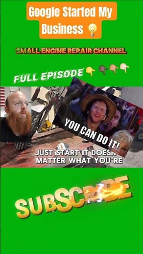 How I Built My Small Engine Repair Shop After Googling “How to Start a Business” 🧠 #Shorts