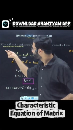 Solve Equations involving matrices in a couple of seconds!!!!!! Characteristic Equation of matrix