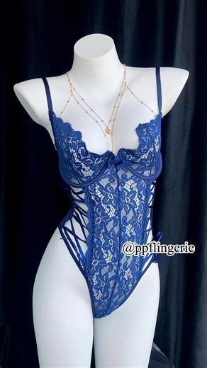 PPF_Lingerie on Instagram: "💙💙💙 Blue Lace Teddy Bodysuit - Adjustable Straps & Side Ties | Sheer Mesh Lingerie with Push-Up Effect for Women PPF0338 🔗ppflingerie.com ✨All products buy 2 get 1 free✨Over $79.00 free shipping follow @ppflingerie for more kawaii fashion #animecosplay #cosplayhaul #maidcosplaymusthave #kawaiifashion #cosplayersofinstagram #egirlaesthetic #conventionswag #animegirlvibes"