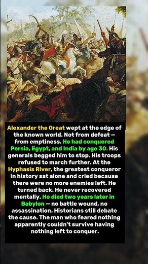 He Conquered Half the World — Then Cried Because There Was Nothing Left to Take
