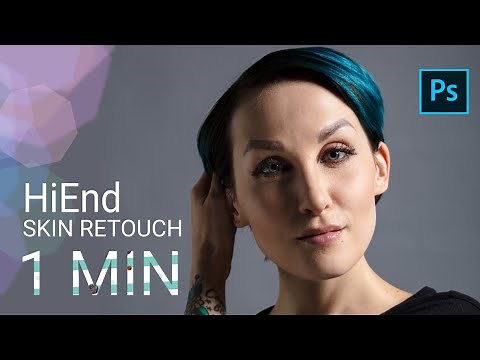 High-End Skin Retouching in 1 Minute in Photoshop|Frequency Separation||Venus Retouch Panel 3.0.0