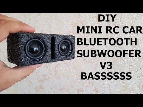 DIY Mini RC CAR Bluetooth Subwoofer V3 |RC CAR SUB|