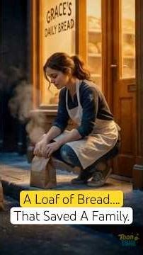She Gave Away Bread Every Night — Then a Stranger Revealed the Truth #shorts #kindness #emotional