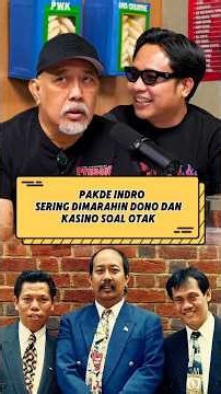 Indro often scolded by Dono and Kasino about his brains‼️