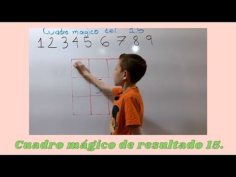 cuadro mágico con resultado 15.