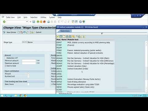 26 SAP HCM Wage types configuration