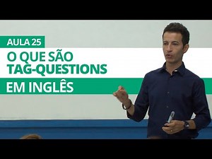 TAG-QUESTIONS IN ENGLISH - CLASS 25 FOR BEGINNERS PROFESSOR KENNY