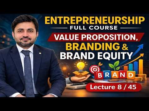 Startup Branding Strategy | Value Proposition Brand Equity Explained | Entrepreneurship Lecture 8/45