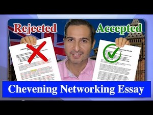 CHEVENING NETWORKING ESSAY 2025 - 2026| How to write Chevening Networking Essay