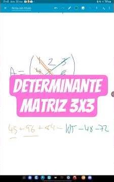 DETERMINANTE MATRIZ 3x3