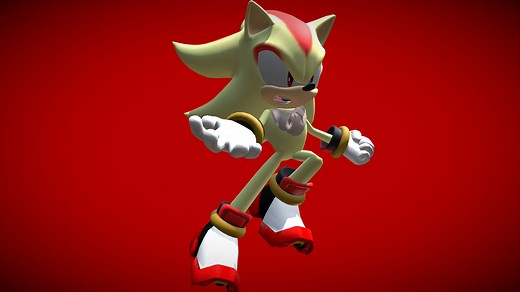 Super Shadow The Hedgehog - Download Free 3D model by HiddenMatrixYT