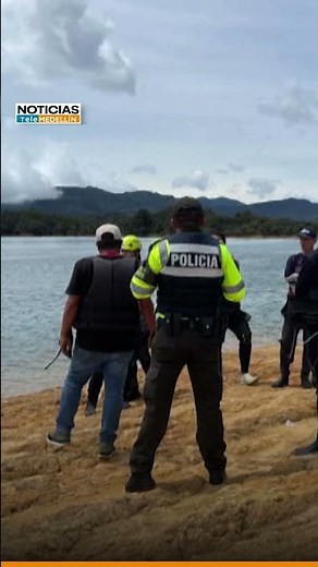 Search underway for tourist who fell into the Guatapé reservoir during a party on a flatboat