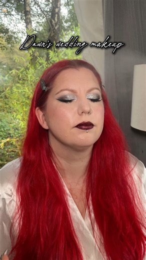 7.9K views · 155 reactions | The most gorgeous cool toned, vampy makeup for Dawn on her wedding day in Loch Lomond鹿✨ I always love getting to do my signature styles, how incredible does she look?!♥️ | Kate Reynolds Makeup Artistry | Facebook