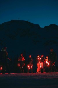 On Sunday, January 18, Whistler Mountain’s week‑long 60th anniversary celebration wrapped up in epic fashion with a torchlight parade. Participants skied in a glowing snake formation from Upper to Lower Whiskey Jack, and Upper and Lower Olympic, finishing together in Skiers Plaza. It was an unforgettable experience shared by members of the community, local leaders, and Whistler Blackcomb employees. Thank you to everyone who took part! This year marks 60 years of Whistler Mountain—celebrating the