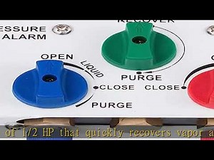 VEVOR Refrigerant Recovery Machine 1/2HP AC Refrigerant Recycling Machine HVAC 558psi Refrigerant R