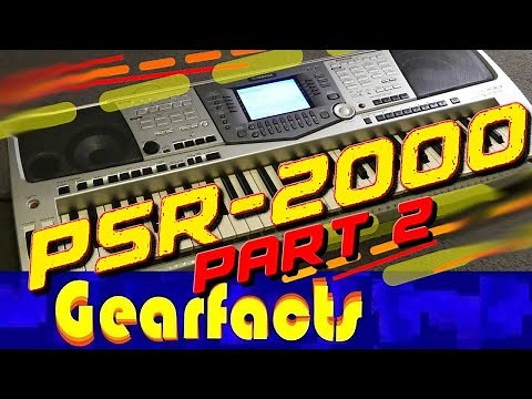 Yamaha PSR-2000 Demo PART 2: Multi Pads, beats, voice effects, MORE