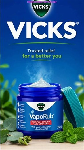 Don’t Miss These 5 Secret Benefits of Vicks 🌿 #shorts #viral #vicks #healthtips #reels
