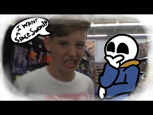 SPOILED KID THROWS TANTRUM IN WALMART....