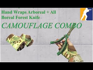 Hand Wraps Arboreal + All Boreal Forest Knife | CAMOUFLAGE COMBO | CS2 Showcase