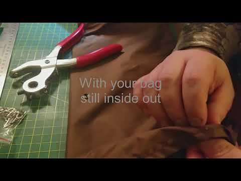 Making A Round Bottom Bag